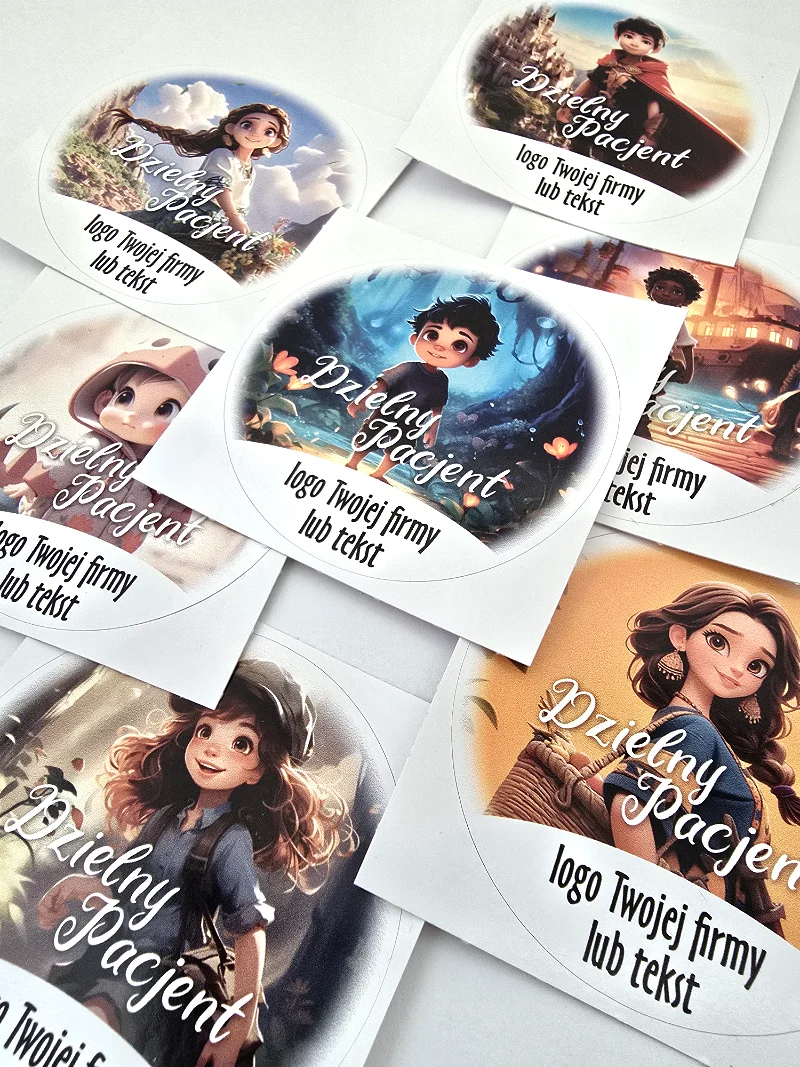 Naklejki na sztuki dzielny pacjent