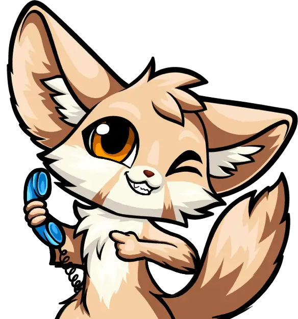 fenek zadzwon naklejker